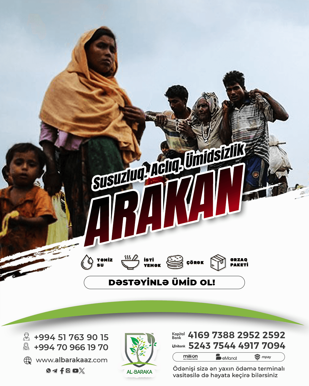 Arakan - acil yardım çağrısı No. 1349