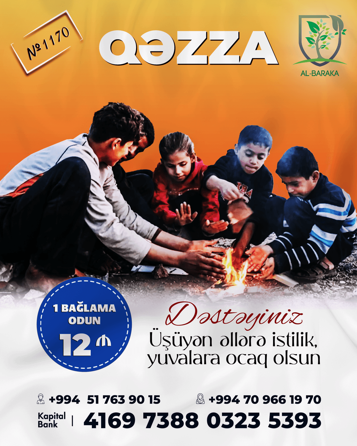 Qəzzada odun paylanması layihəsi №1170
