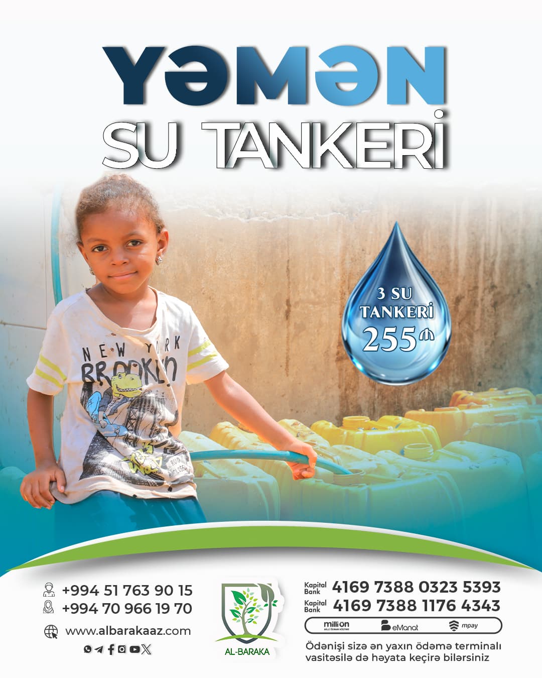 Yemen’de Su Dağıtımı. Proje No: 1355
