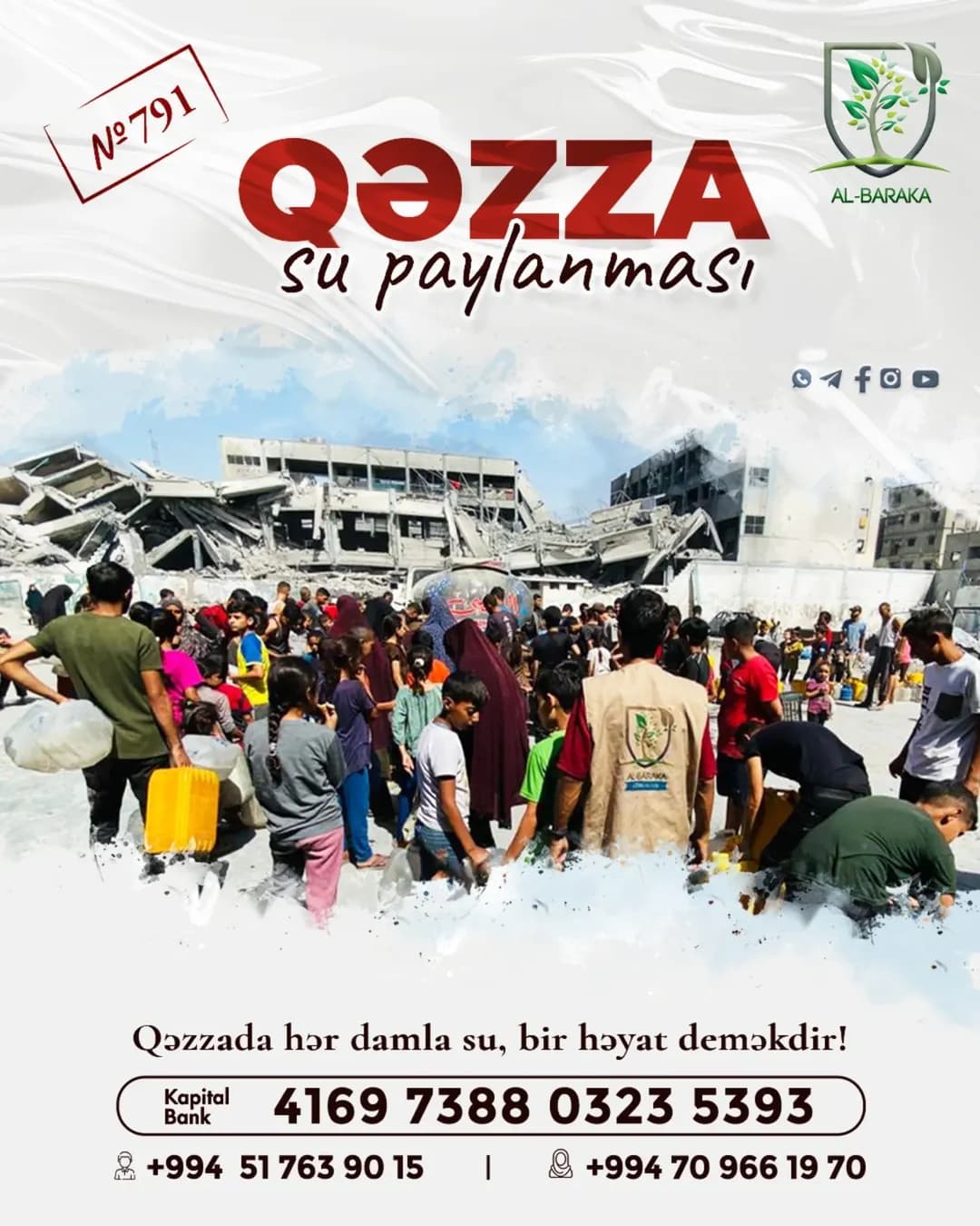 Qəzza su paylanması - layihə № 791