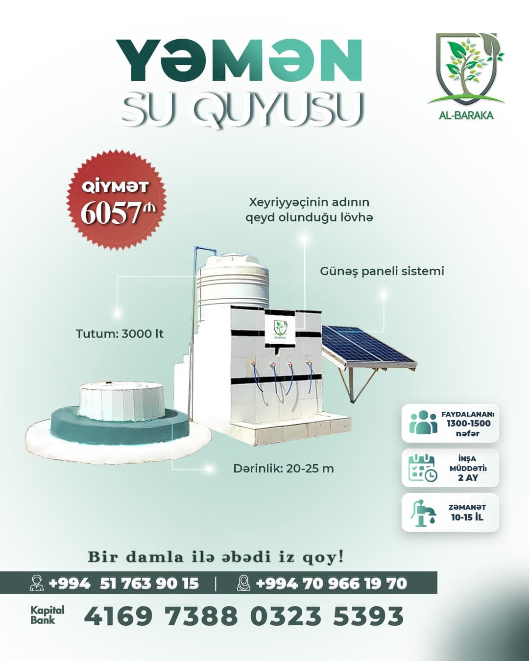Yəmən - Su Quyusu Layihəsi💧