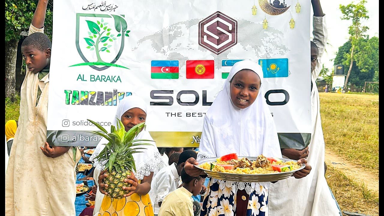 Solıdo ilə Tanzaniyada 250 nəfərlik İftar sevinci! № 923