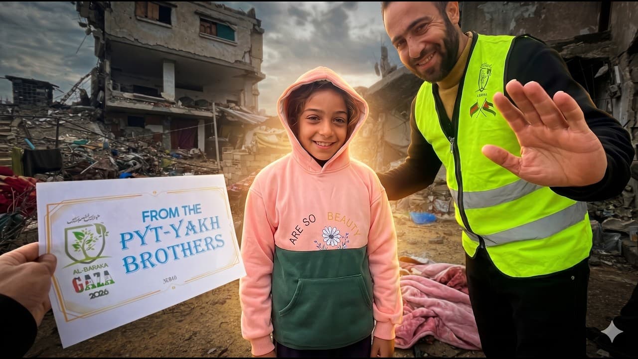 How brothers from Pyt-Yakh brought joy to children in Gaza № 840