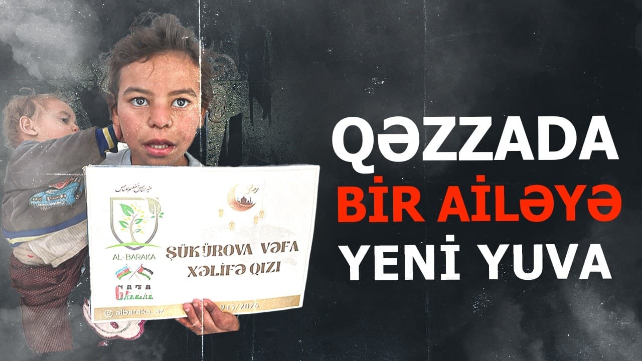 Qəzzada bir ailəyə yeni yuva: çadır yardımı № 945