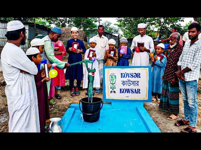 Bangladeşdə kövsər su quyusu istifadəyə verildi № 680