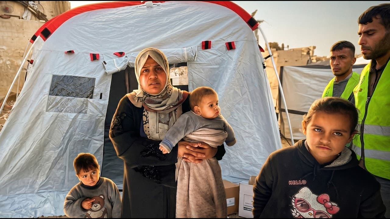 Səudiyyə Ərəbistanlı xeyriyyəçi Qəzzədəki ailələri necə sevindirdi № 855