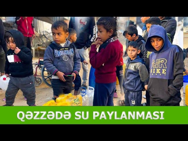 Qəzzada su paylanması № 395